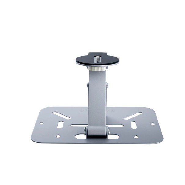 Verstelbare plafond- en wandbeugel voor projector 15 x 12 cm Draaiarm 180° Stabiele montagestandaard grijs