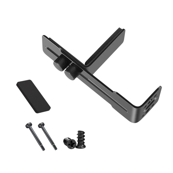 Verstellbarer Grafikkartenhalter für PC 6–96 mm Metallstütze gegen Durchbiegung mit EVA-Unterlage und Montageschrauben schwarz