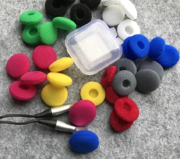 Vervangende schuimkussentjes voor hoofdtelefoons, 20 stuks.