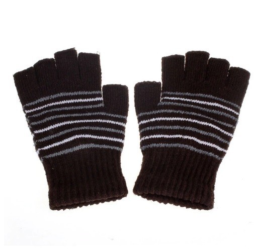 Verwarmde handschoenen voor dames bruin