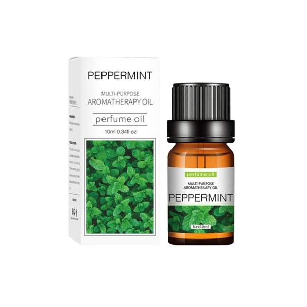 Vesiliukoinen eteerinen öljy 10 ml Aromaöljy ilmanraikastimeen Aromaterapia Luonnollinen tuoksu Rentoutuminen Stressin lievitys Peppermint