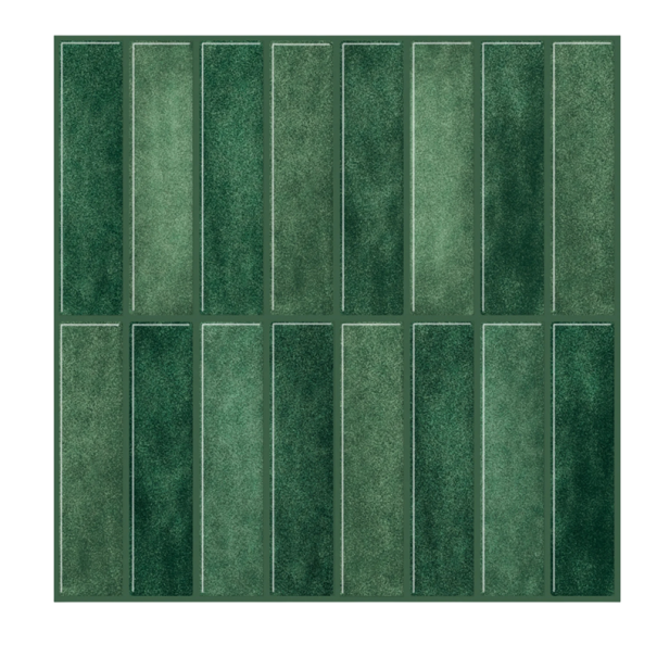 Vesitiiviit 3D itseliimautuvat laatat  Itseliimautuvat laatat keittiöihin, kylpyhuoneisiin ja sisätiloihin vihreä