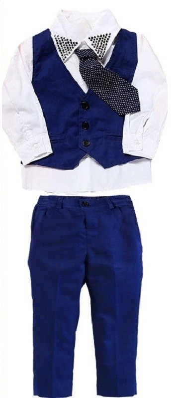 Vesta, cămașă și pantaloni pentru băieți B1230 7