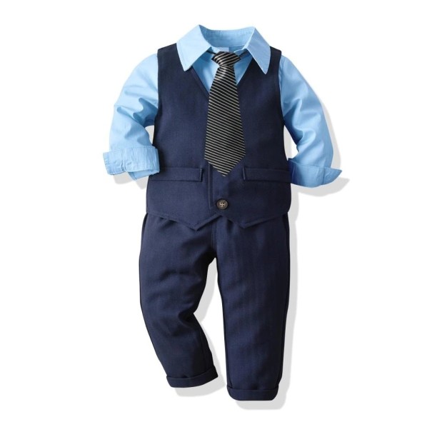 Vesta, cămașă și pantaloni pentru băieți B1326 5