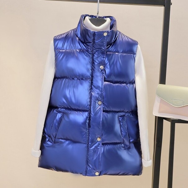 Vestă de toamnă pentru femei A3056 albastru XL