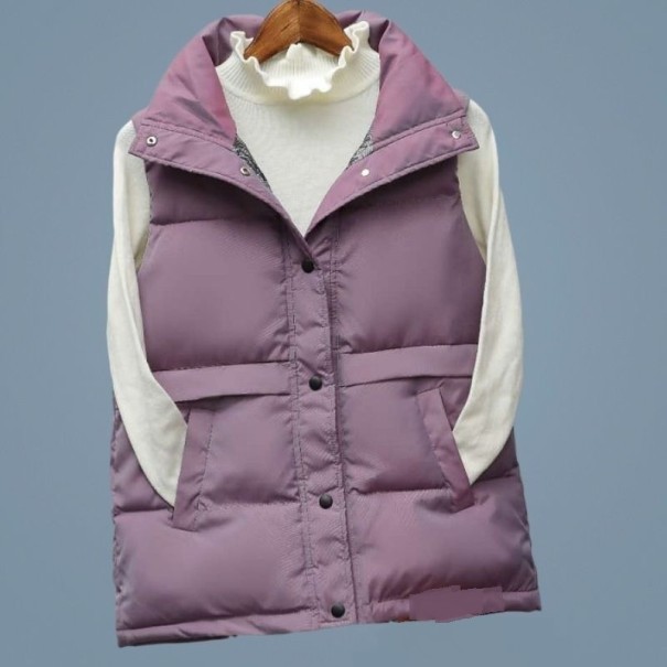 Vestă matlasată pentru femei A1824 violet XL