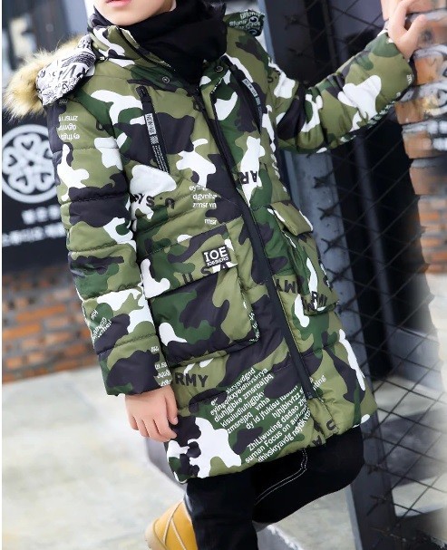 Veste camouflage pour garçon 8