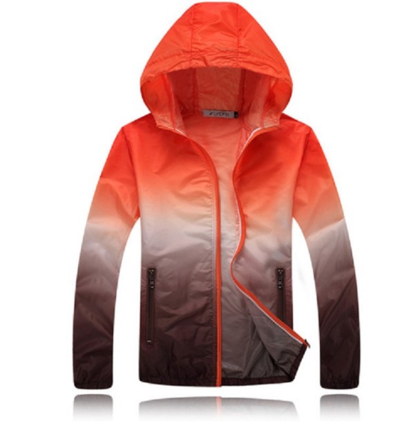 Veste colorée pour homme printemps/automne J2593 orange XL
