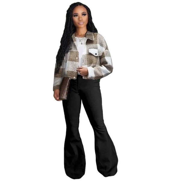 Veste courte à boutons pour femmes P1539 S 4