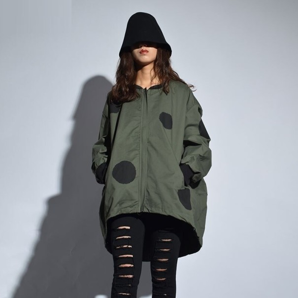 Veste d'automne pour femmes P2109 vert armée