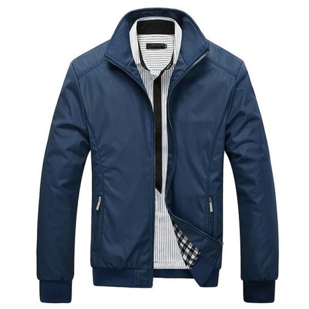 Veste d'automne pour homme J1963 bleu XL