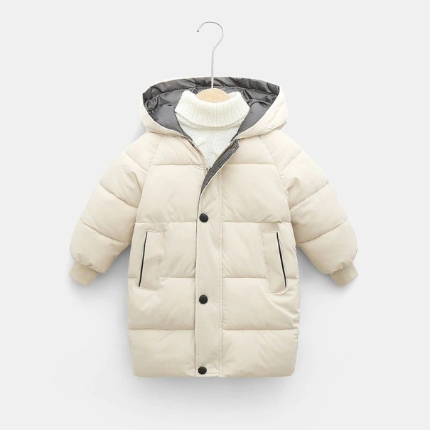 Veste d'hiver pour enfants L1849 crème 10