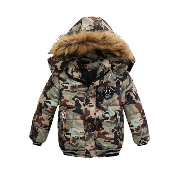 Veste d'hiver pour enfants L1911 camouflage 3