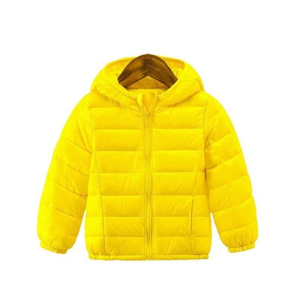 Veste d'hiver pour enfants L1969 jaune 3