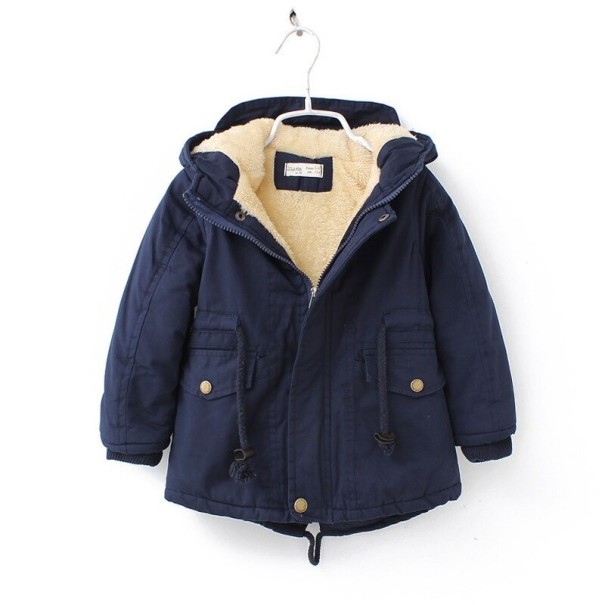 Veste d'hiver pour enfants L2040 bleu foncé 3