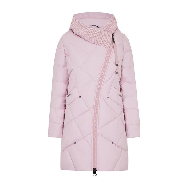 Veste d'hiver pour femmes A1863 rose clair 3XL