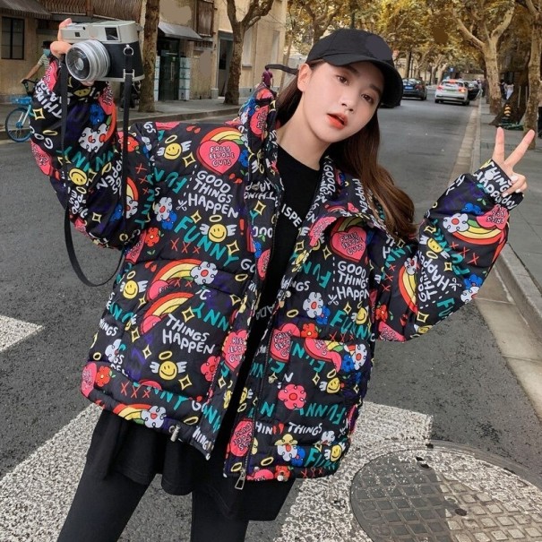 Veste d'hiver pour femmes P2018 noir S