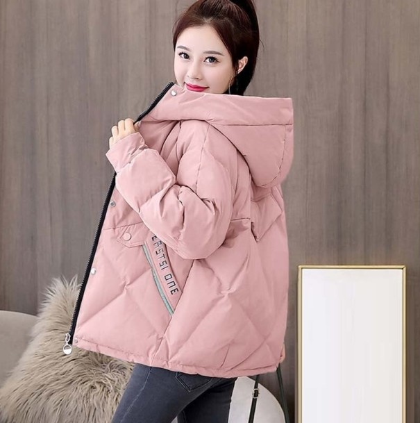 Veste d'hiver pour femmes P2296 rose M