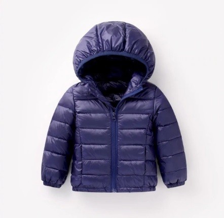 Veste d'hiver pour fille J3140 bleu foncé 5