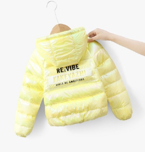 Veste d'hiver pour fille L1841 jaune 8