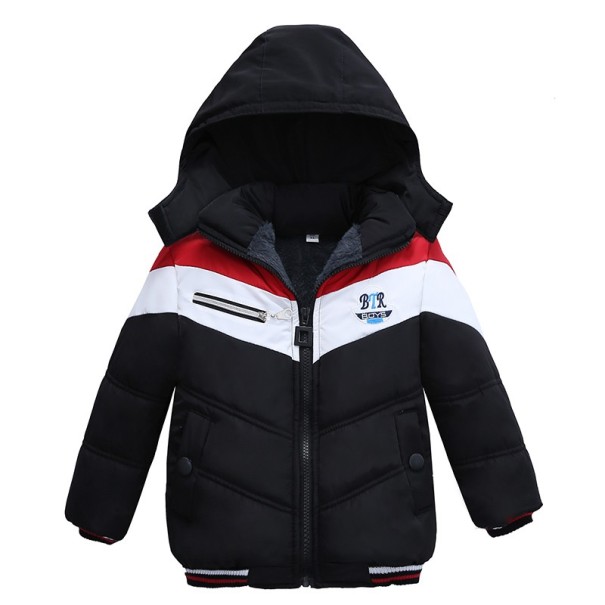 Veste d'hiver pour garçon J1935 noir 5