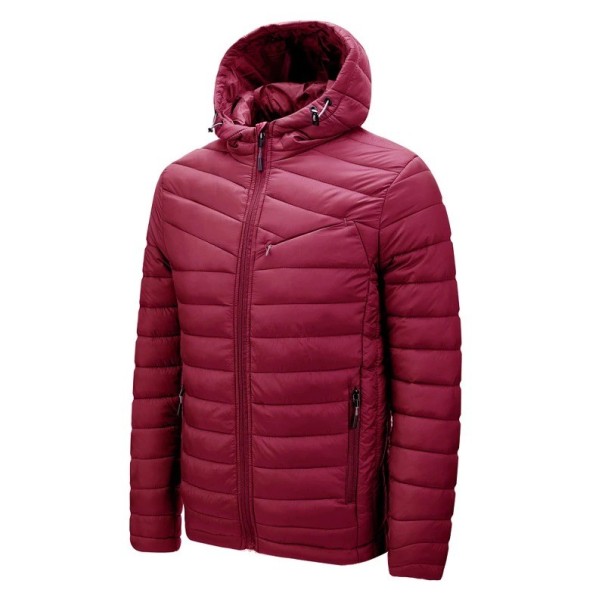 Veste d'hiver pour homme F1139 bordeaux XXS