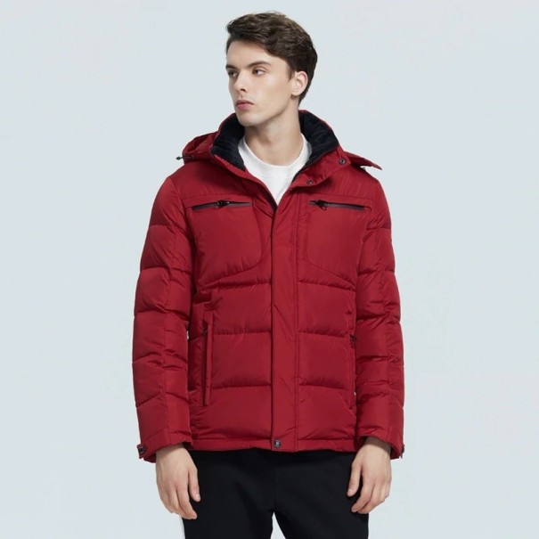 Veste d'hiver pour homme S81 rouge M
