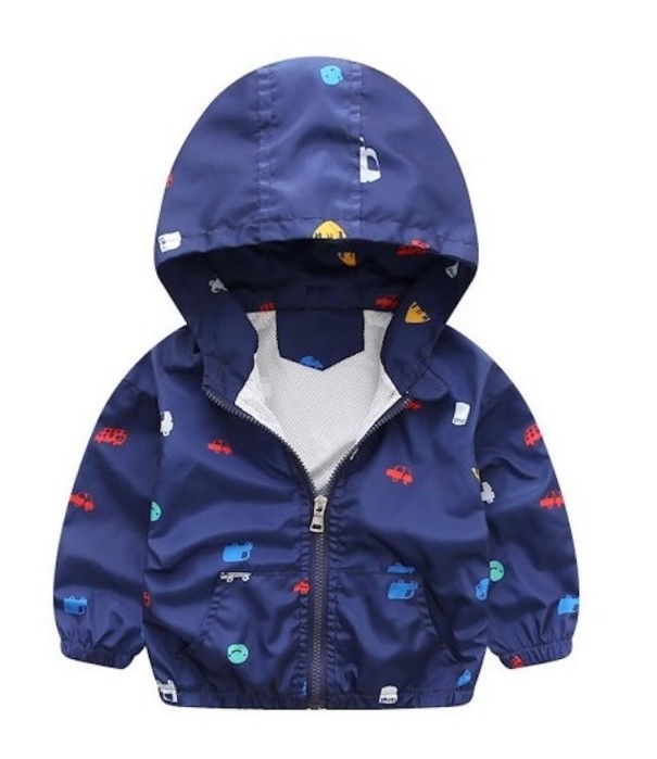 Veste de garçon coupe-vent J3044 bleu 6