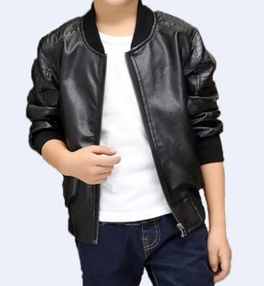 Veste de luxe pour garçon J1316 noir 5