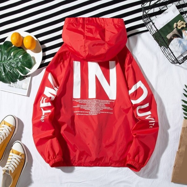 Veste de printemps/automne pour femmes P1576 rouge XL