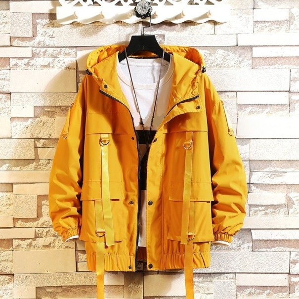 Veste de printemps pour femmes P1386 jaune XL