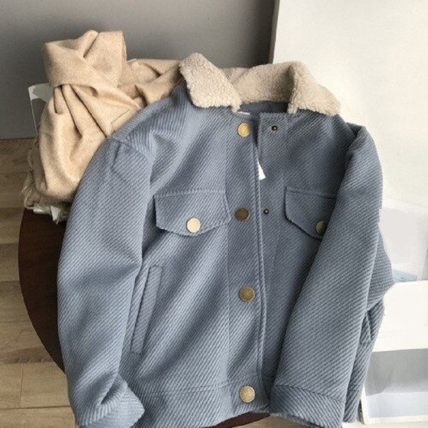 Veste de transition pour femmes bleu clair S
