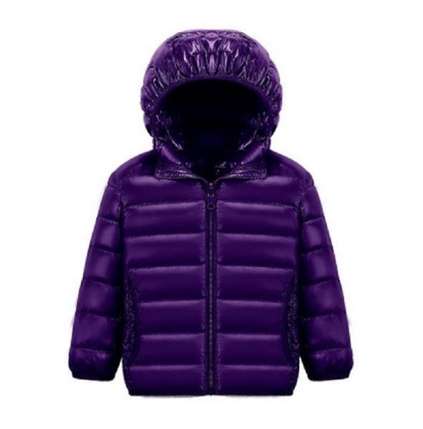 Veste en duvet pour enfants L1967 violet foncé 9