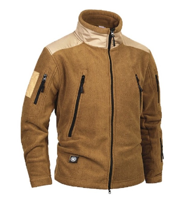 Veste en polaire militaire pour homme J2585 kaki M