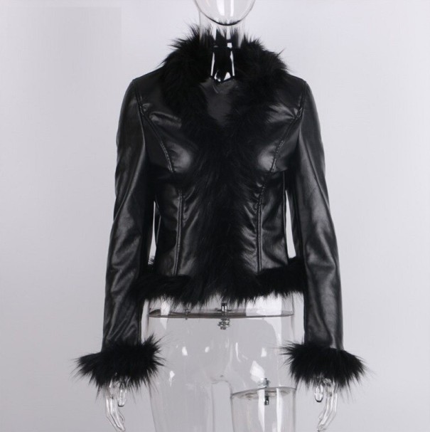 Veste femme en simili cuir P1974 M