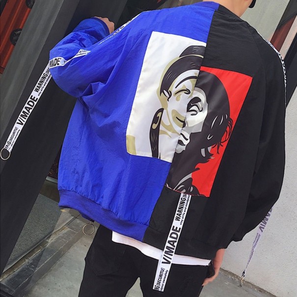 Veste Femme Hip Hop J1662 bleu L