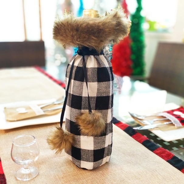 Veste humoristique pour bouteille blanc