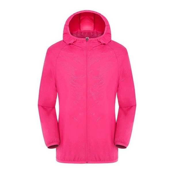 Veste imperméable femme J3223 rose L