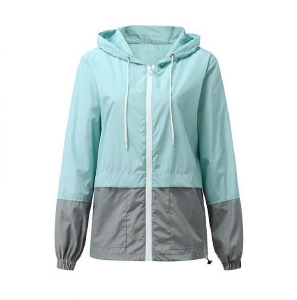 Veste imperméable pour femmes P2133 turquoise XXL