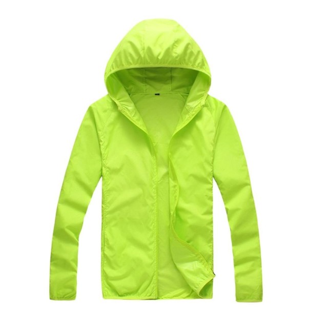 Veste imperméable pour homme F1254 vert fluo L