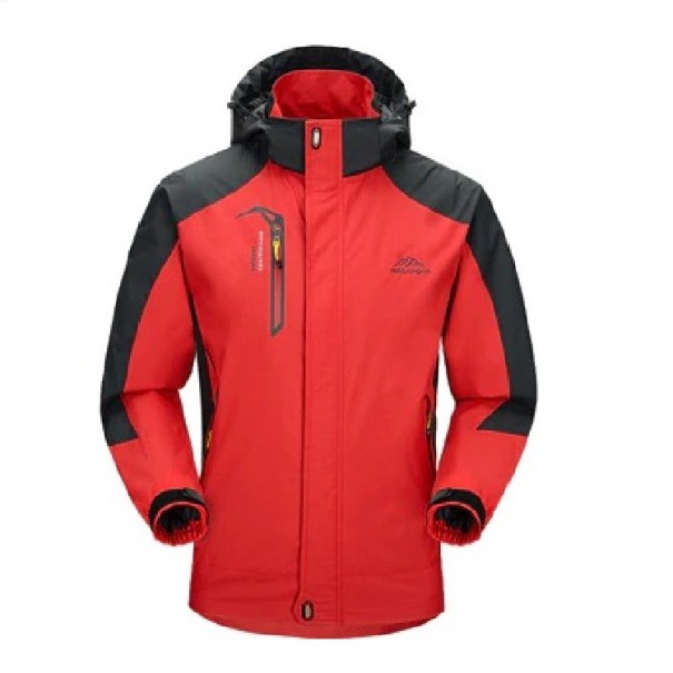 Veste imperméable pour homme printemps/automne rouge M