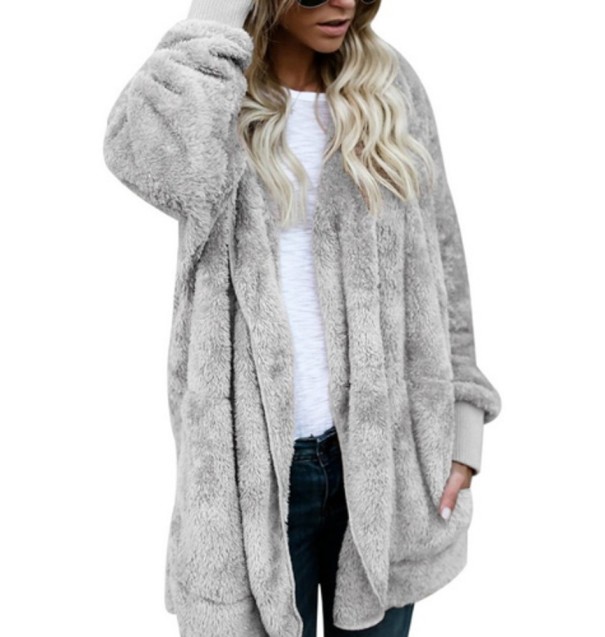 Veste légère de printemps pour femmes J3094 gris L