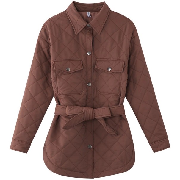 Veste matelassée femme P1626 marron M