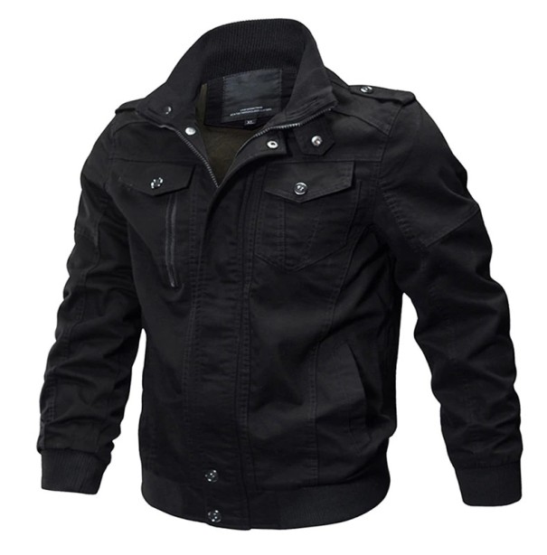 Veste militaire pour homme J2035 noir L