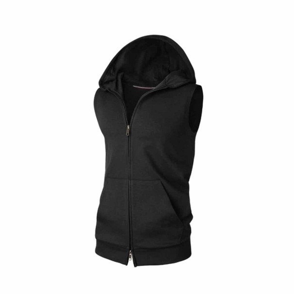 Veste pour homme à zip noir S