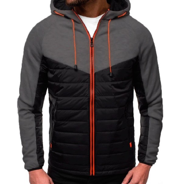 Veste pour homme F1077 gris foncé L