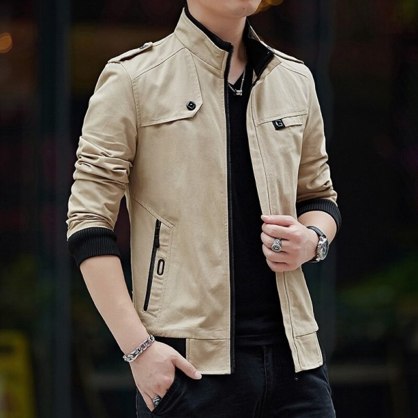 Veste pour homme F1224 kaki S 2
