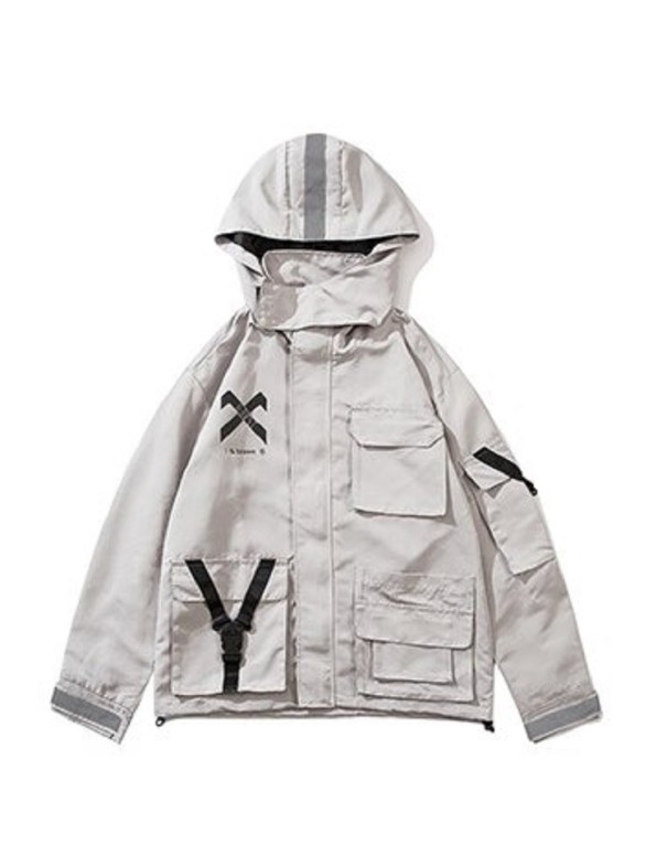 Veste pour homme F1257 gris clair L