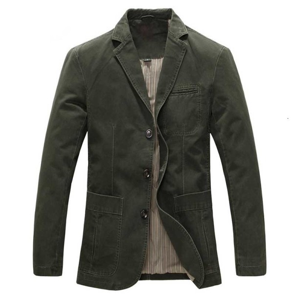 Veste pour homme vert armée S