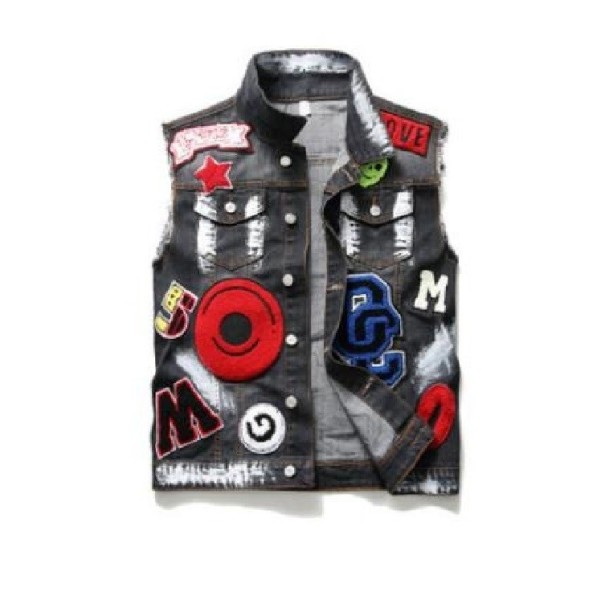 Veste punk pour homme L 6